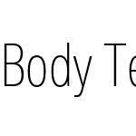 Body Text Slim