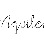 Aquilegia Script