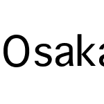 Osaka Unicode MS - AA