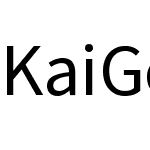 KaiGen Gothic K