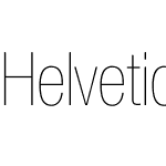 Helvetica Neue LT UltLight Cond