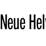 Neue Helvetica Compressed