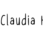 Claudia Handwriting