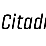 Citadina Medium Italic
