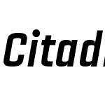 Citadina Black Italic