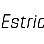 Estricta Regular Italic