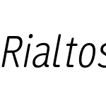 Rialtos Condensed