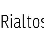 Rialtos Condensed