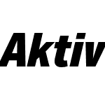 Aktiv Grotesk Condensed