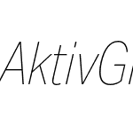 Aktiv Grotesk Condensed