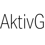 Aktiv Grotesk Condensed