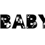 Baby Silhouette Font