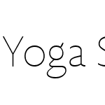 Yoga Sans Offc