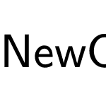 NewComputerModern Sans