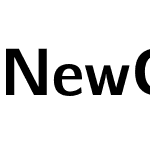 NewComputerModern Sans