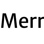 Merriweather Sans