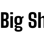 Big Shoulders Text