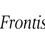 Frontis Condensed