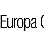 Europa Grotesk SH