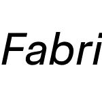 Fabric Sans Web