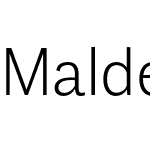 Malden Sans