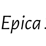 Epica Sans Pro