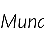 Mundo Sans Pro