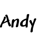 AndyW04-BoldItalic