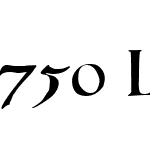 750 Latin Uncial