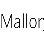 Mallory Condensed