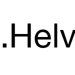 .Helvetica Neue DeskInterface