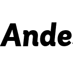 AndesW05-ExtraBoldItalic
