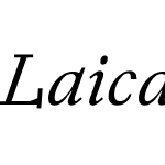 LaicaA-Italic