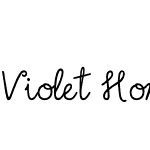 Violet Honey Bee