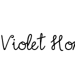 Violet Honey Bee