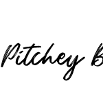 Pitchey Bloom Personal Use