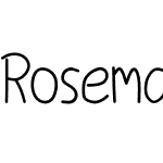 Rosemary Handwriting