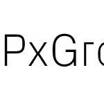 Px Grotesk Pan