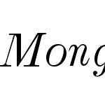 Mongolian XingShu