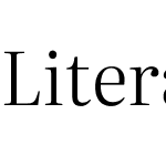 Literata 60pt