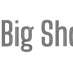 Big Shoulders Inline Text