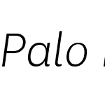 Palo-LightItalic