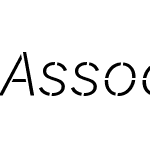 Associate Sans Stencil