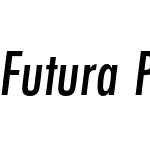 Futura PT Cond Medium Italic