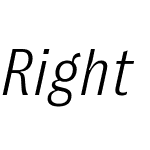 Right Grotesk Small