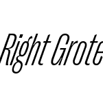 Right Grotesk