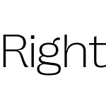 Right Grotesk