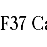 F37 Caslon