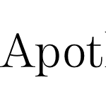 Apothicaire Variable