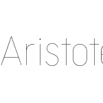 Aristotelica Pro Text Condensed